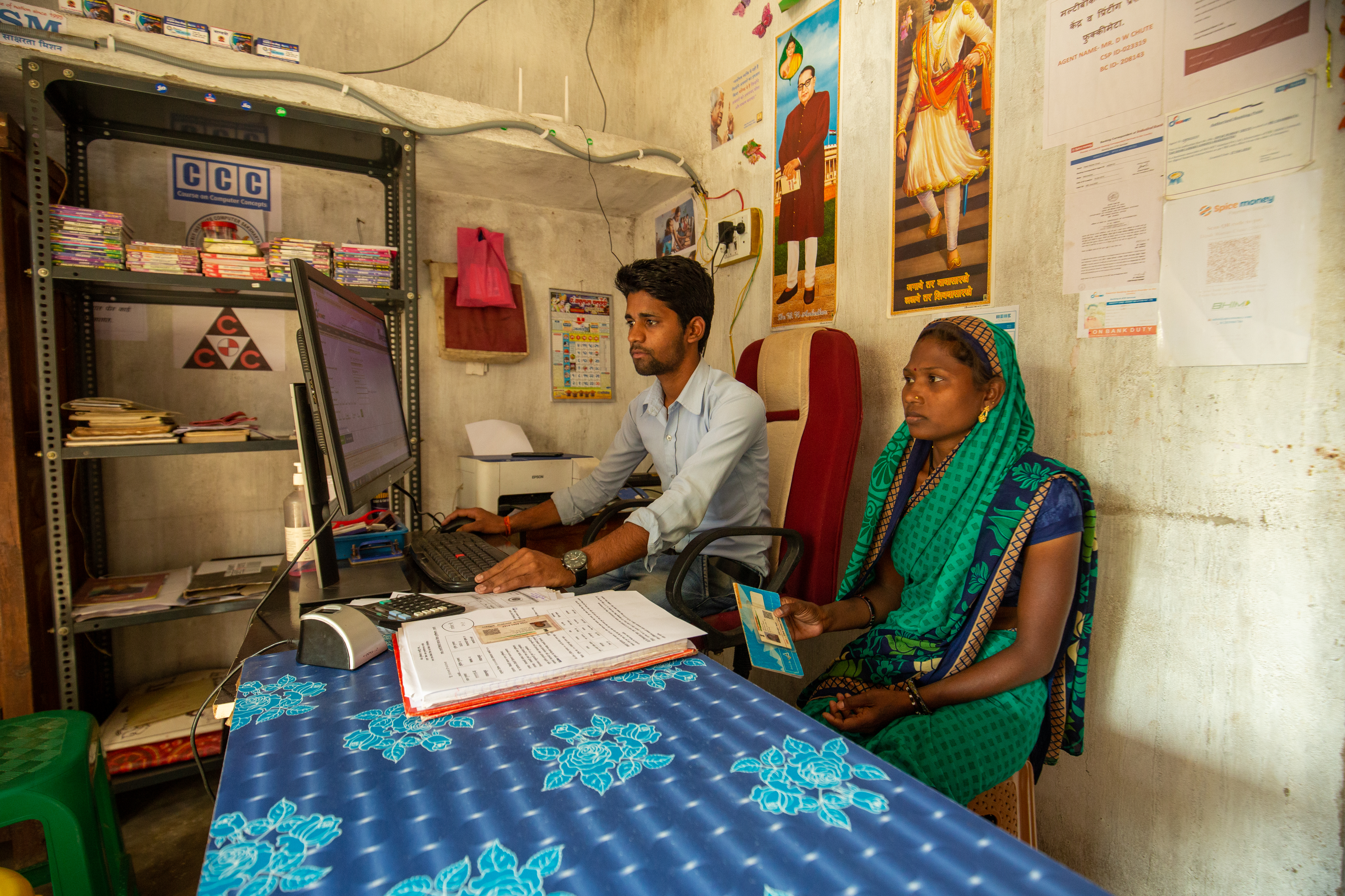 e-Services made accessible at Common Service Centre through BharatNet broadband